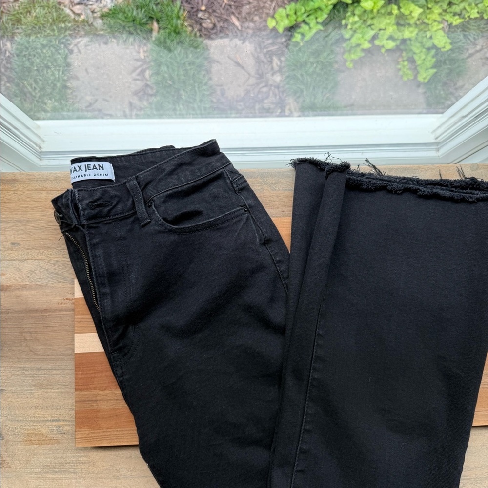 Wax Jeans Women's Black Super Flare Jeans, size 7/28
